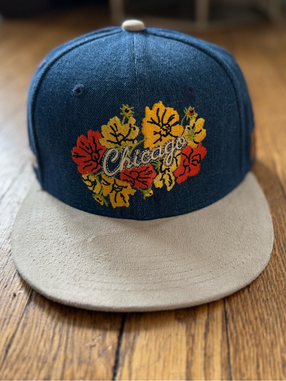 Chicago Bulls Floral Artist Series Snapback Hat - NWOT